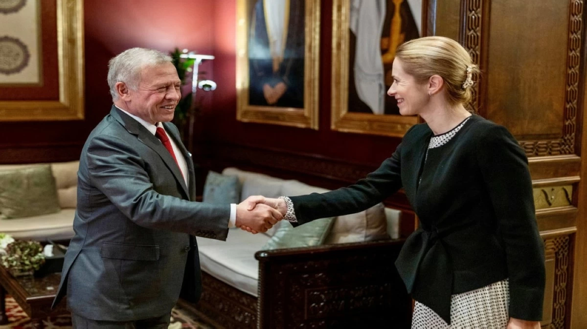 الملك يلتقي نائبة رئيسة المفوضية الأوروبية الملك يلتقي نائبة رئيسة المفوضية الأوروبية