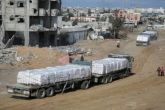 مصدر رسمي: من المتوقع إرسال مساعدات إنسانية إلى قطاع غزة غدا