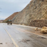 محافظ الكرك يقرر إغلاق طريق الموجب بسبب انهيارات صخرية حتى الجمعة