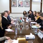 وزيرة التخطيط والتعاون الدولي تلتقي برئيسة البنك الأوروبي لإعادة الإعمار والتنمية