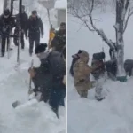 الثلوج تبتلع أمّاً وطفليها.. وإنقاذ درامي في تركيا