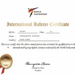 الاتحاد العالمي للتايكوندو يعتمد ترقية الحكم محمد الدوسري