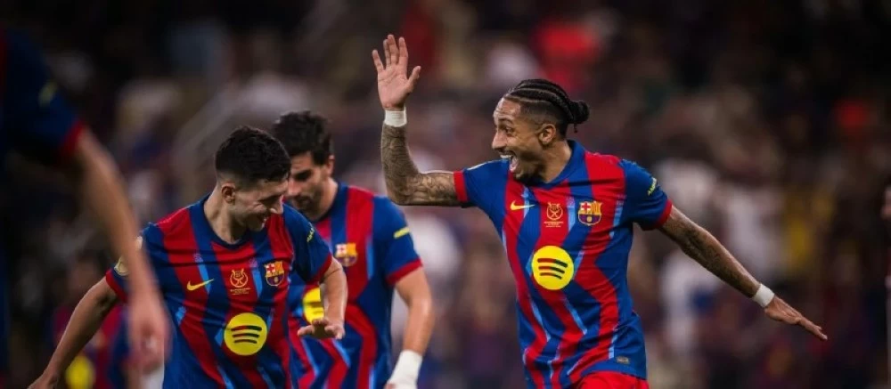 بالـ5.. برشلونة يكتسح بلباو ويتأهل إلى نهائي السوبر الإسباني