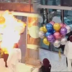 بالونات هدايا عيد الميلاد تسبّب كارثة.. امرأة تحرق وجه صديقتها