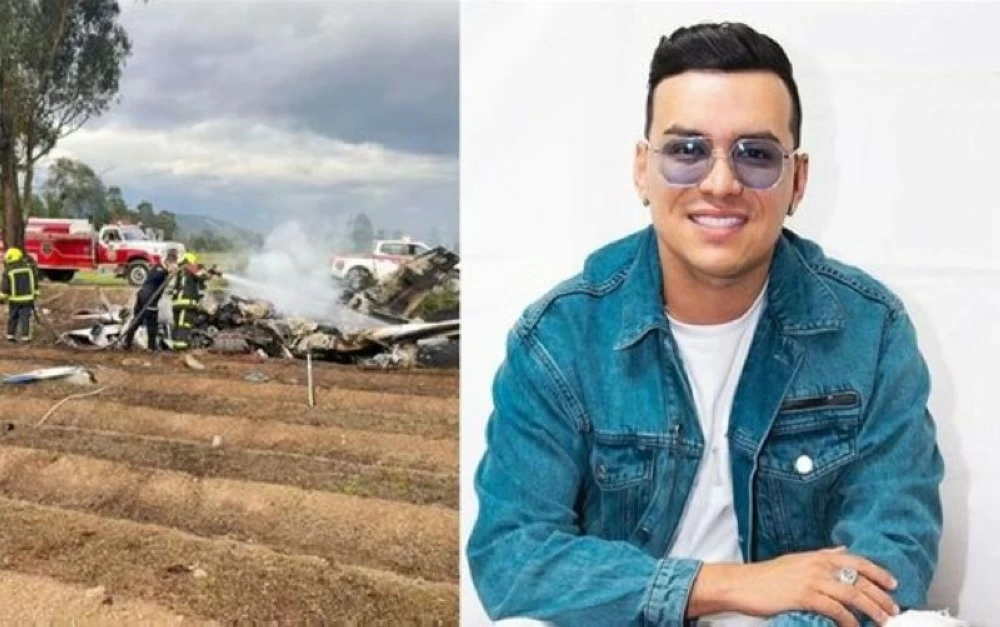 تنبأ بالوفاة في الجو.. مصرع مغنٍ كولومبي بعد تحطم طائرته