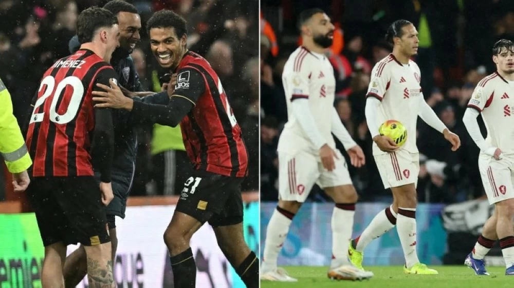 بورنموث يصعق ليفربول في الوقت القاتل بورنموث يصعق ليفربول في الوقت القاتل