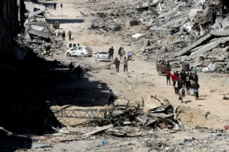 استشهاد فلسطيني وإصابة آخرين جراء قصف الاحتلال شمال قطاع غزة​ 