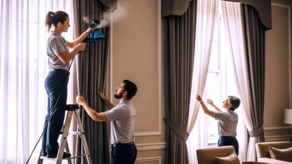 الاعتماد المفرط على الستائر الثقيلة: