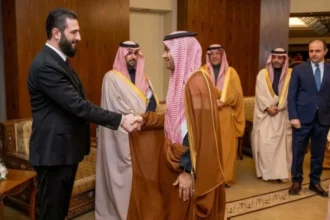 الرئيس السوري يلتقي الأمير بدر بن فرحان في دمشق