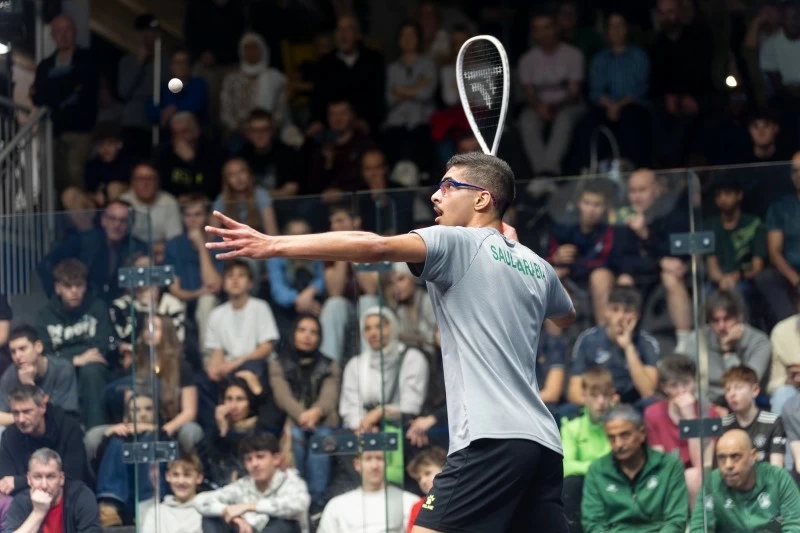 تتويج محمد آل نصفان بذهب بطولة ألمانيا الدولية للإسكواش