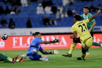 النصر يتصدر قائمة الأسرع تهديفياً في الدوري