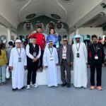 أبطال نادي الاستقلال يبدعون في ماراثون دبي الدولي