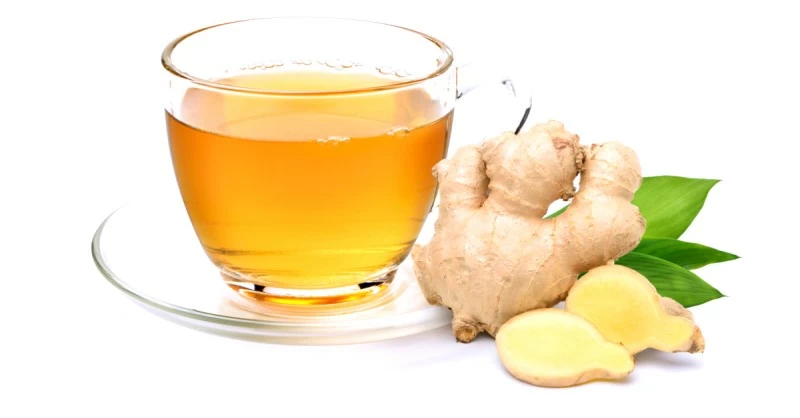 فوائد الزنجبيل والشاي الأخضر:
