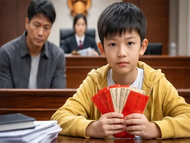 طفل يقاضي والده لاستعادة مدخراته بعد إنفاقها على حفل زفافه الثاني