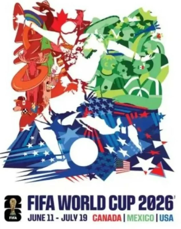 «فيفا» يكشف عن الملصق الرسمي لمونديال 2026 «فيفا» يكشف عن الملصق الرسمي لمونديال 2026
