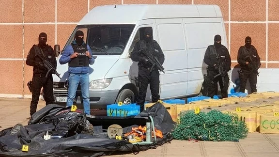 54 سنة سجناً لعصابة تهريب مخدرات عربية أطلقت النار على الشرطة