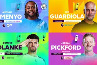 سيمينيو لاعب الشهر في البريميرليغ.. وغوارديولا أفضل مدرب