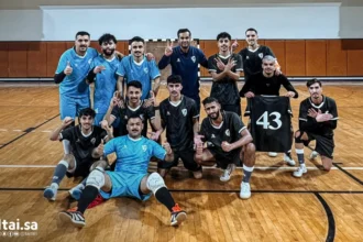 القادسية والعلا يواجهان الطائي والسر في صراع نصف نهائي قدم الصالات