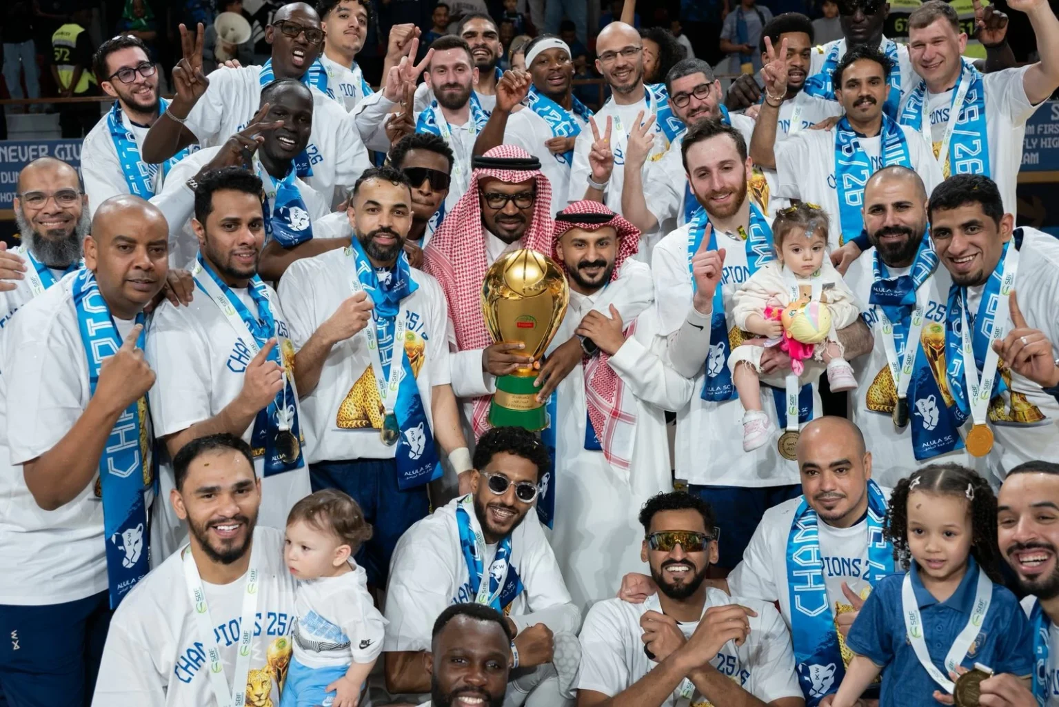 عقب فوزه على النصر.. العُلا يتوج كأس اتحاد السلة