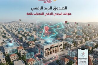 البريد الأردني صندوق البريد الرقمي مشروع استراتيجي نحو قاعدة بيانات وطنية متكاملة للعناوين البريدية الرقمية.