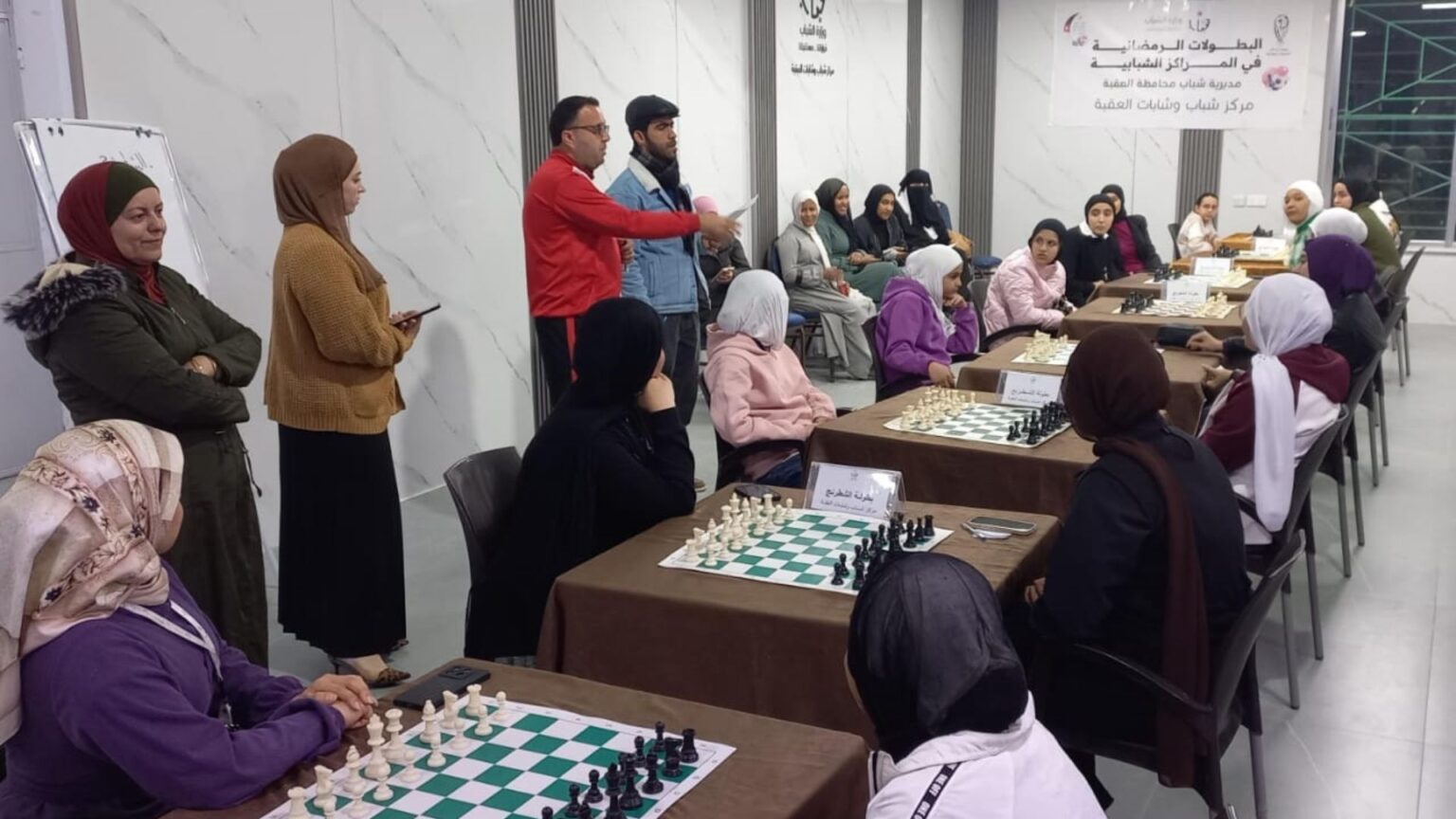 العقبة: اختتام الأسبوع الأول من بطولة تنس الطاولة والشطرنج الرمضانية العقبة: اختتام الأسبوع الأول من بطولة تنس الطاولة والشطرنج الرمضانية