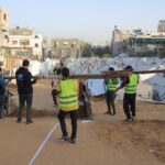 تكية أم علي تسلم 1000 خيمة للنازحين في قطاع غزة