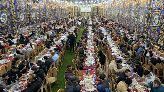 “الخيرية الهاشمية” والحملة الأردنية تنظمان أكبر إفطار جماعي جنوب قطاع غزة