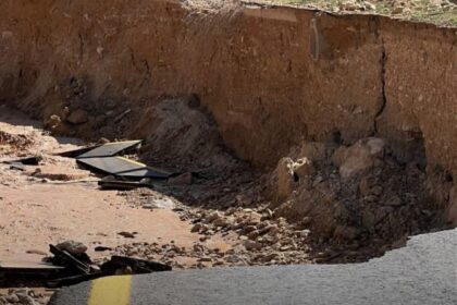 انهيار أجزاء من الطريق الملوكي النافذ بين محافظتي الطفيلة والكرك