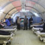 المستشفى الميداني الأردني جنوب غزة/9 ينظم حملة تبرع بالدم