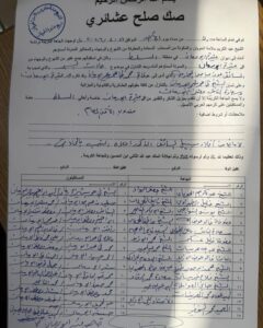 الرمامنة يمنحون المحارمة صلحًا بدل العطوة في حادث وفاة ابنهم “شهيد الواجب” محمد ظاهر أبو رمان