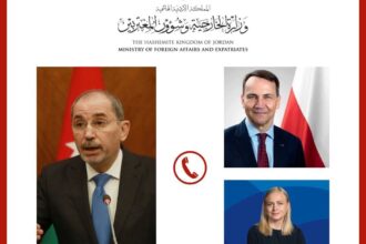 وزير الخارجية يتلقى اتصالين هاتفيين من نظيريه البولندي والفنلندي