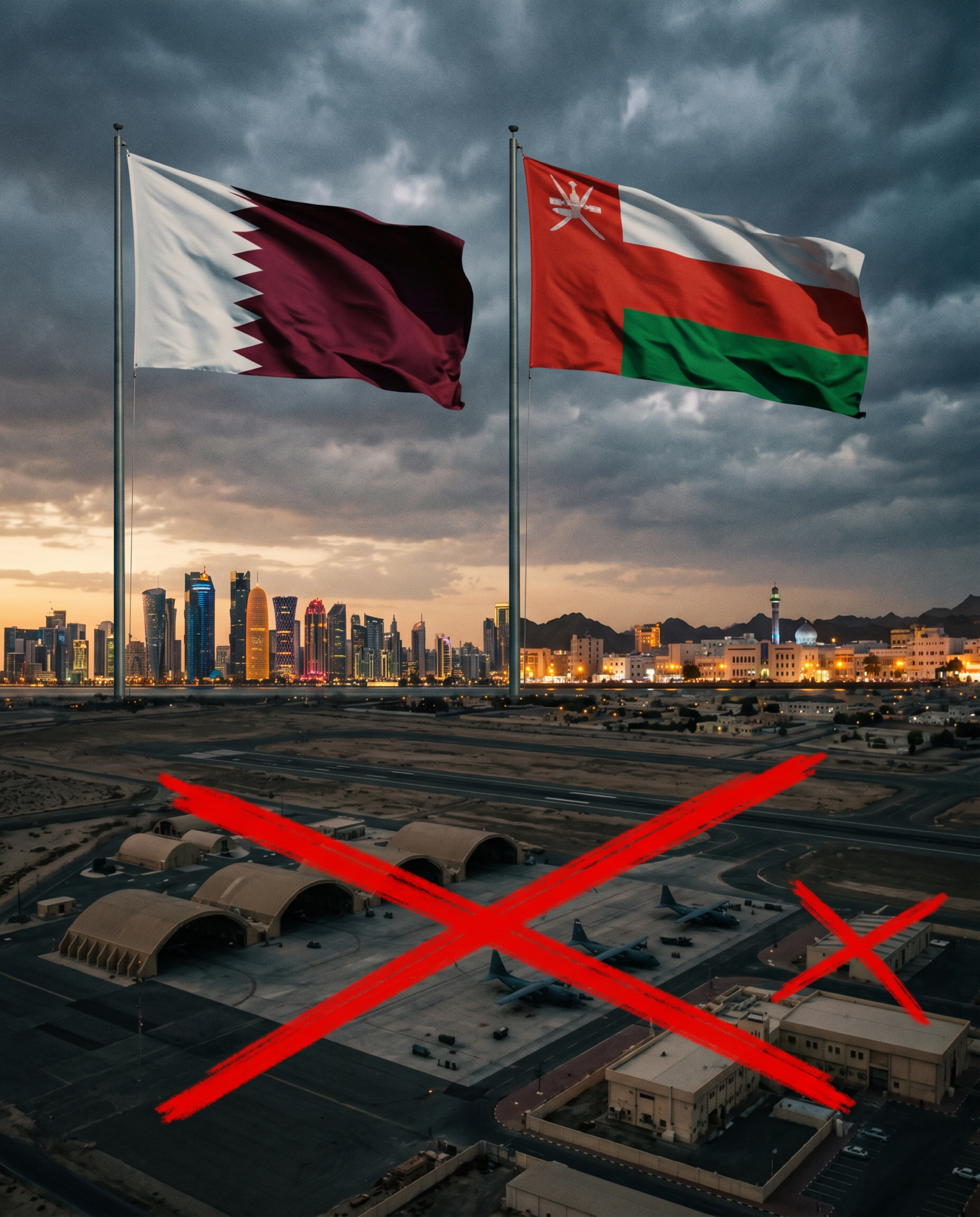 الدوحة ومسقط تبلغان واشنطن رسمياً رفضهما القاطع لاستخدام أراضيهما لضرب إيران