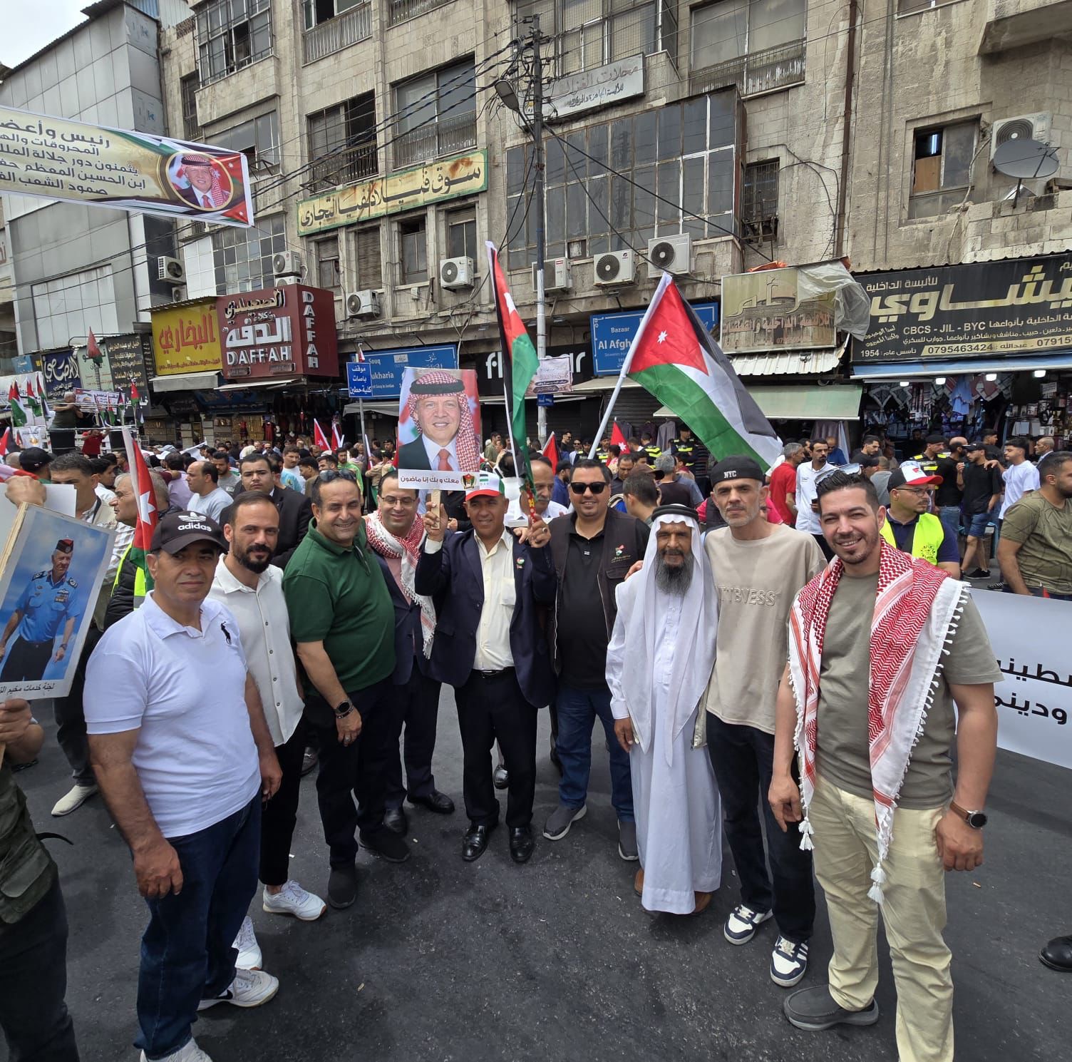 مسيرات حاشدة بعمان والمحافظات دعما للموقف الأردني تجاه القضية الفلسطينية في ذكرى النكبة