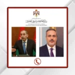 وزير الخارجية يبحث مع نظيره التركي آفاق إنهاء التصعيد في المنطقة