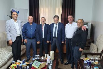 رئيس اتحاد شباب وشابات السلط يستقبل سعادة النائب جمال قموة والمهندس عبد الفتاح داردكه ورئيس نادي السلط خالد عربيات