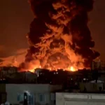 انفجار عنيف يهز مجمعاً سكنياً غرب طهران