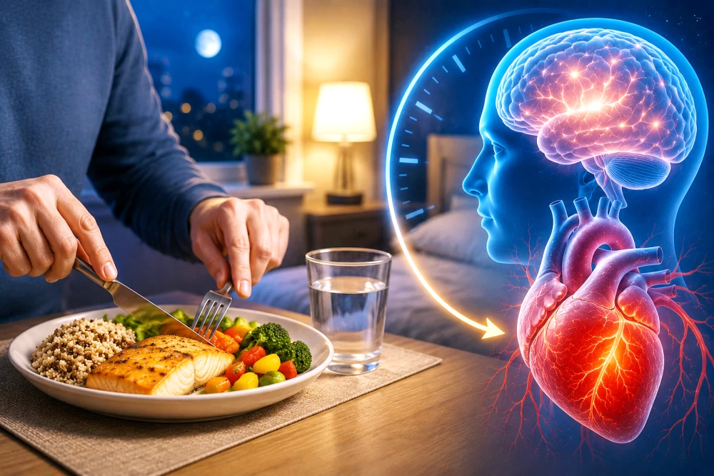 العشاء المبكر.. مفتاح لصحة القلب والذاكرة