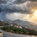 ارتفاع الحرارة وأمطار رعدية على 4 مناطق