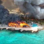 الدومينيكان.. النيران تلتهم منتجعاً شهيراً وتجلي 1700 سائح