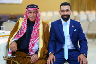 جاهة كريمة من عشيرة الفضيل العواملة لطلب يد كريمة السيد محمد الحياري للمهندس جابر الفضيل