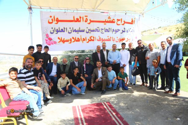 أفراح عشيرة العلوان.. صور من مأدبة غداء زفاف أنس تحسين العلوان