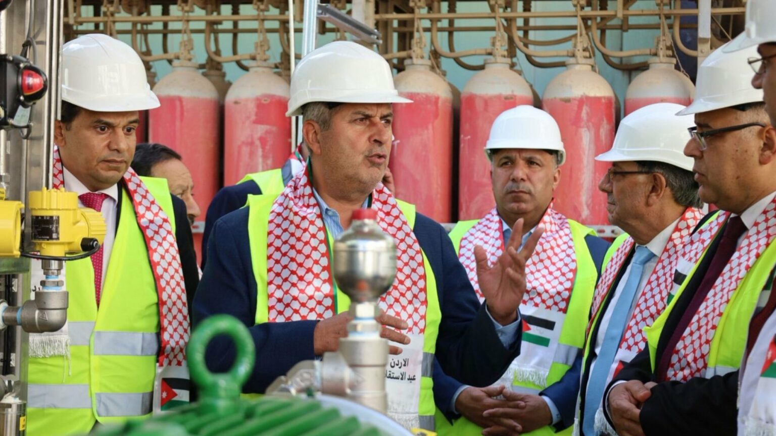 وزير الطاقة يفتتح مشروع نظام التضبيب في محطة رحاب