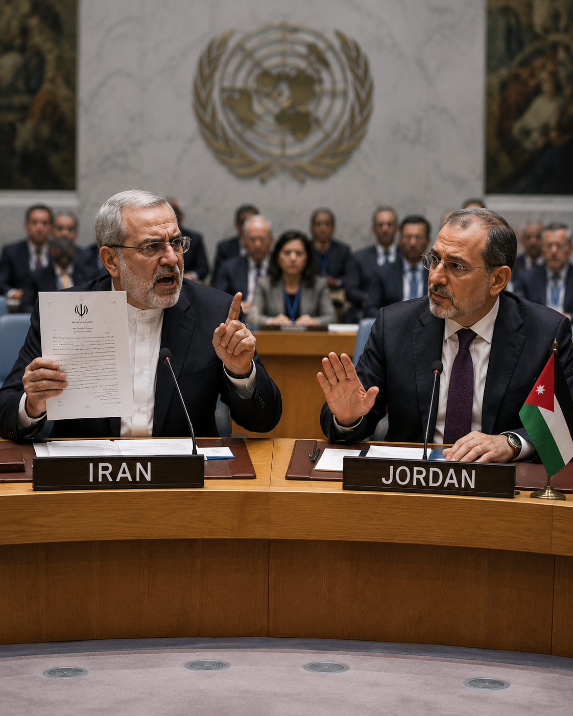 إيران تطالب الأردن رسمياً بدفع تعويضات مالية ضخمة أمام مجلس الأمن.. وعمان ترد