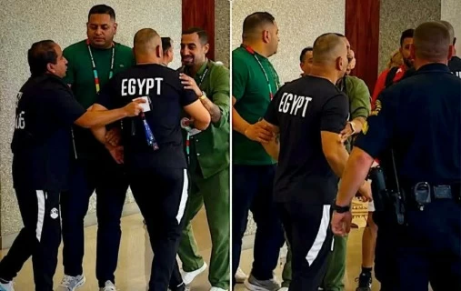 مدير منتخب مصر يشتبك مع فرد أمن أمريكي.. ما القصة؟