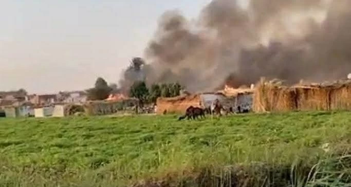 النيران تشتعل في دار السلام.. 6 منازل و7 أحواش في حصيلة الحريق الكبير  