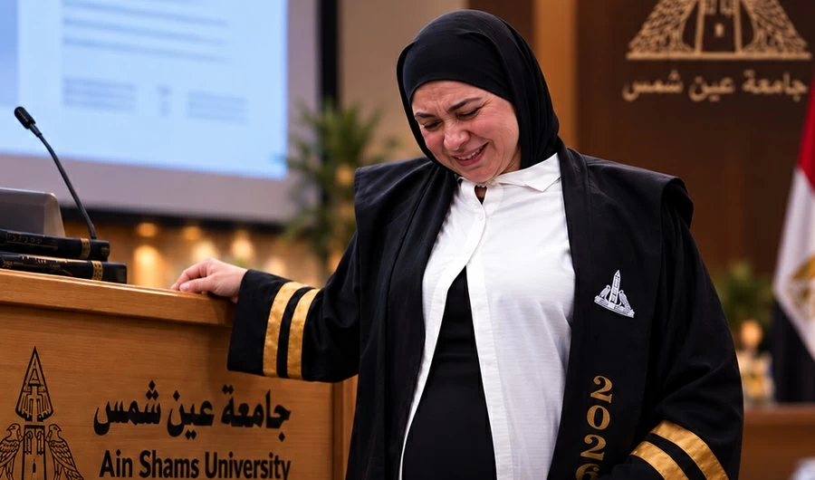 باحثة مصرية تتحدى «المخاض» وتكمل مناقشتها قبل ولادة 3 توائم