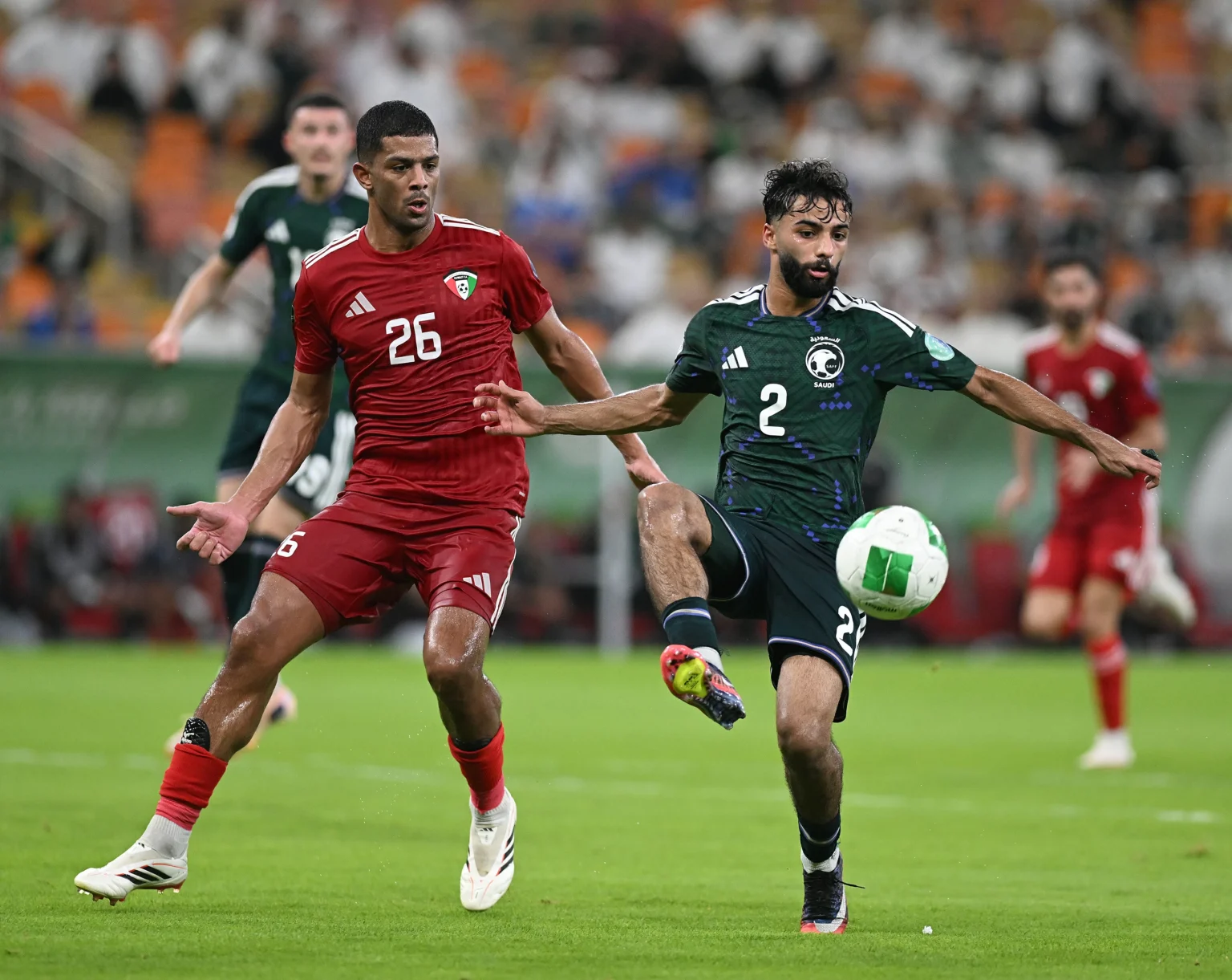 الغدير: الرطوبة لم تمنع الأخضر من التفوق البدني