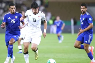العراق يتجاوز الكويت بثلاثية ويقفز للثاني