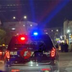 كوادر شرطة مأدبا تُثني شخصا هدد بالانتحار بعد أن سكب على نفسه مادة بترولية