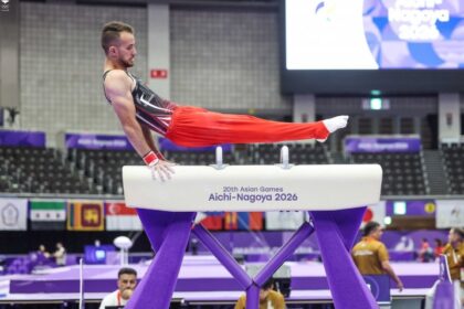 أحمد حبيب يواصل تحضيراته لخوض منافسات الجمباز في آسياد ناغويا 2026